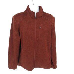 Ocean & Coast Men's Brickyard Red Full-Zip Jacket  LT NWT $79.50